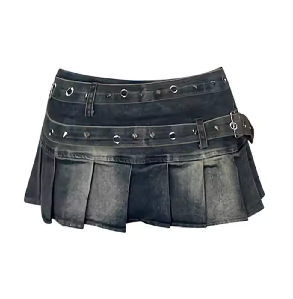 Jean Mini skirt