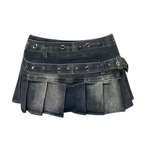 Jean Mini skirt